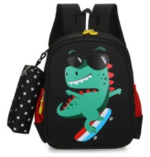 Рюкзак дитячий Evo-kids Small Dino Skate Black (2418-24 Black Dino Skate)