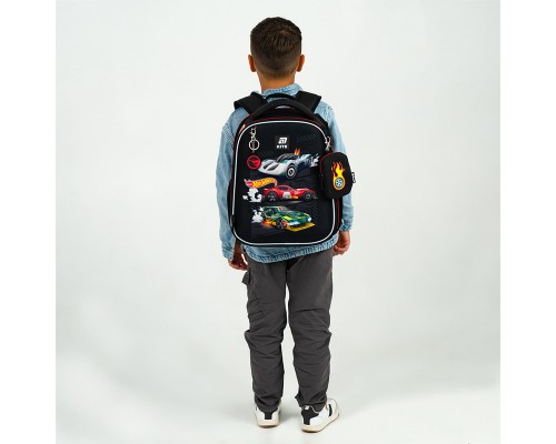 Портфель Kite Education 555 Hot Wheels (HW25-555S)