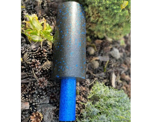 Масажний ролик PowerPlay PP-4348 2 in 1 EPP Foam Roller 33x14см Чорно/Синій (PP_4348_Blue_(33*14))