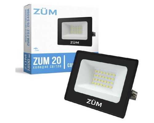 Прожектор Євросвітло ZUM F02-20 6400K
