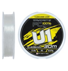 Флюорокарбон Favorite U1 FC 30m 6.0/0.405mm 23.5lb/10.67kg (1693.12.18)