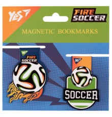 Закладки для книг Yes магнітні Football, 2шт (708111)