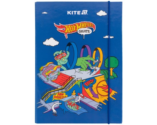Папка для зошитів Kite В5 на гумці Hot Wheels (HW25-210-2)