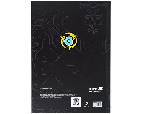 Щоденник шкільний Kite Cyber, тверда обкладинка (K25-262-4)