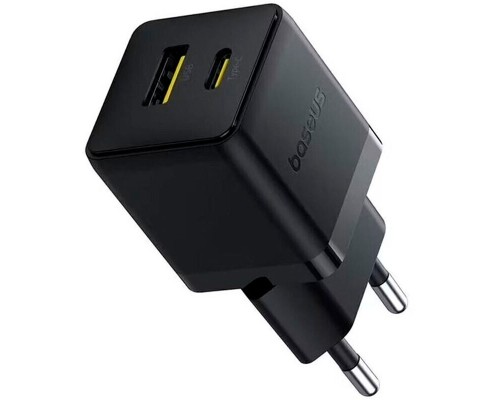 Зарядний пристрій Baseus Palm Fast Charger C+U 30W cluster black (P1011160A113-00)