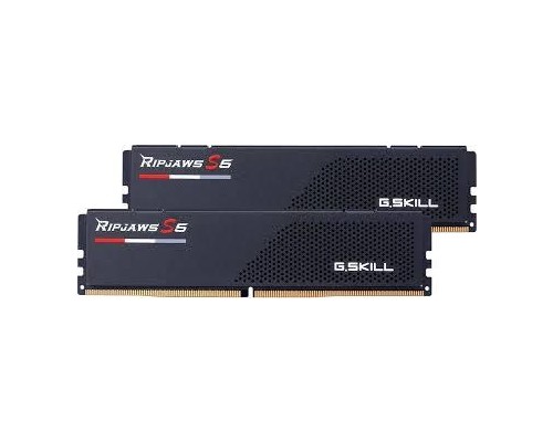 Модуль пам'яті для комп'ютера DDR5 32GB (2x16GB) 6400 MHz Ripjaws S5 Matte Black G.Skill (F5-6400J3648F16GX2-RS5K)