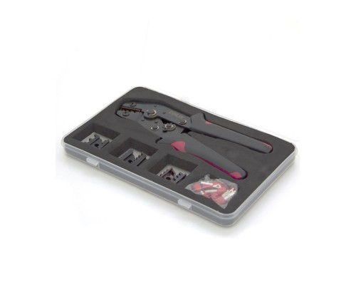 Затиск для клем CINLINELE Black-red + насадки 06 -0.5-6mm2, 02С -0.5-2.5mm2, 06WF -0.25-6mm2 (Cinlin-06-02C-06WF)