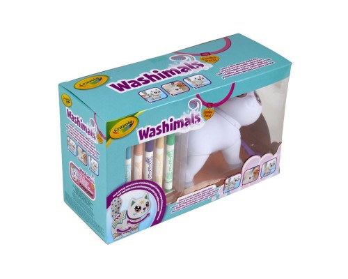Набір для творчості Crayola Washimals Котик- велетень, з фломастерами 5 шт (74-7518)