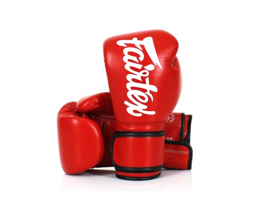 Боксерські рукавички Fairtex BGV14 Red 16 унцій (бинти в комплекті) (BGV14_16oz_Red)
