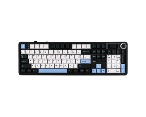 Клавіатура Aula F108 Pro Wireless/Bluetooth UA Black/Blue (6978080501295)