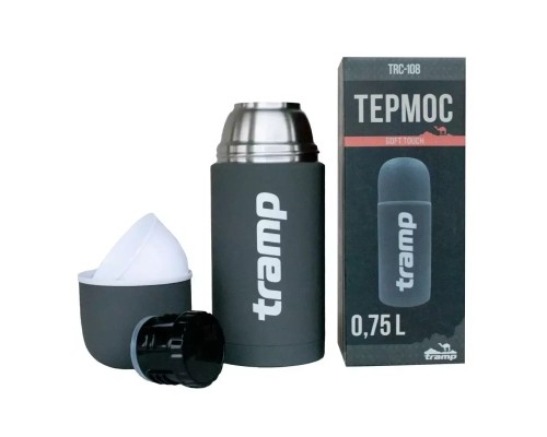 Термос Tramp Soft Touch 0.75 л Grey (UTRC-108-grey)
