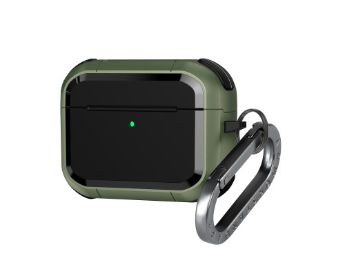 Чохол для навушників Armorstandart Panzer для Apple Airpods Pro 3 Olive Green (ARM88289)
