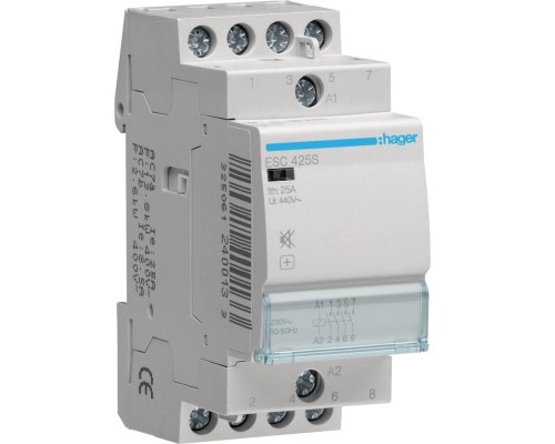 Автоматичний вимикач Hager 25 A 230V 4NO 2P (B) (ESC425S)