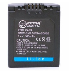 Акумулятор до фото/відео Extradigital Panasonic S006E (BDP2577)