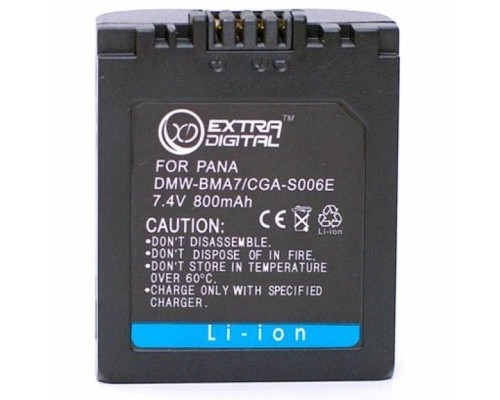 Акумулятор до фото/відео Extradigital Panasonic S006E (BDP2577) 