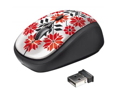 Мишка Trust Yvi Wireless Mouse - Ukrainian style - snow (20285)