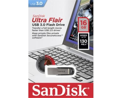 USB флеш накопичувач SanDisk 16GB Ultra Flair USB 3.0 (SDCZ73-016G-G46) 