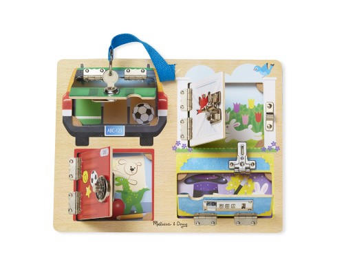 Ігровий набір Melissa&Doug Деревянная доска с защелками и блокировкой (MD19540) 