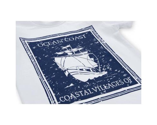 Набір дитячого одягу E&H з вітрильником (8299-116B-white)