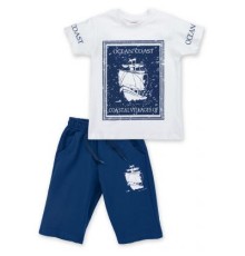 Набір дитячого одягу E&H з вітрильником (8299-116B-white)