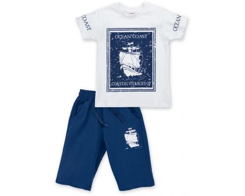 Набір дитячого одягу E&H з вітрильником (8299-116B-white)