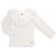 Кофта дитяча Breeze з шифоновими рюшами (9270-152G-cream)