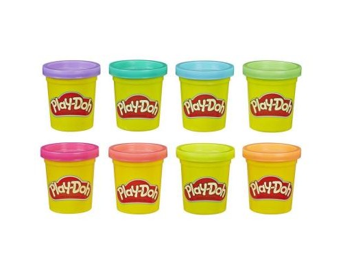 Набір для творчості Hasbro Play Doh 8 кольорів Неон (E5063)
