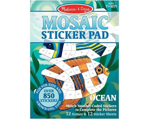 Набір для творчості Melissa&Doug Мозаїчні наклейки Океан (MD30161)