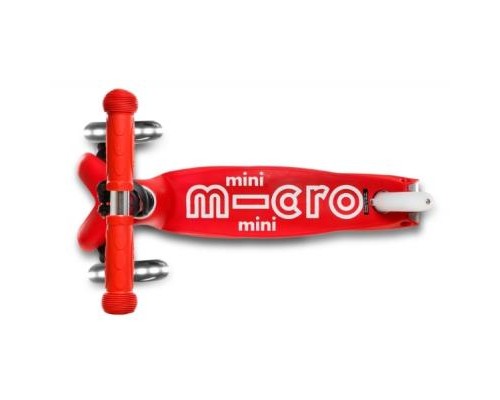 Самокат Micro Mini Deluxe Red LED (MMD052)