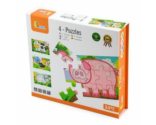 Пазл Viga Toys Ферма, 48 елементів (50069)