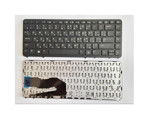 Клавіатура ноутбука HP EliteBook 840 G1/G2, 850 G1/G2 черная с черной UA (A46123)