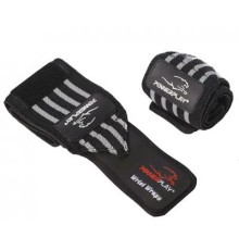 Бинт для спорту PowerPlay 3081 Чорно-Сірі (PP_3081_Grey)