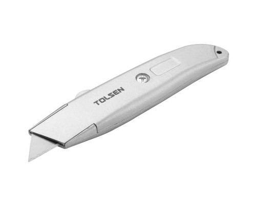 Ніж монтажний Tolsen алюмінієвий трапеція SK5 (30008)