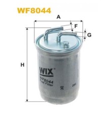 Фільтр паливний Wixfiltron WF8044