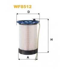 Фільтр паливний Wixfiltron WF8512