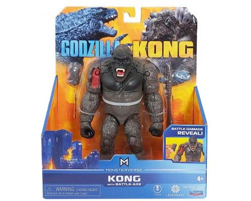 Фігурка Godzilla vs. Kong Конг з бойовою сокирою 15 см (35303) Фігурка Godzilla vs. Kong Конг з бойовою сокирою 15 см (35303)