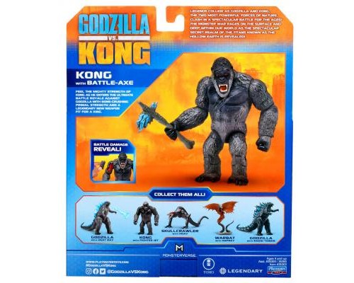 Фігурка Godzilla vs. Kong Конг з бойовою сокирою 15 см (35303) Фігурка Godzilla vs. Kong Конг з бойовою сокирою 15 см (35303)