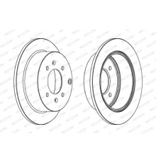 Гальмівний диск FERODO DDF1448