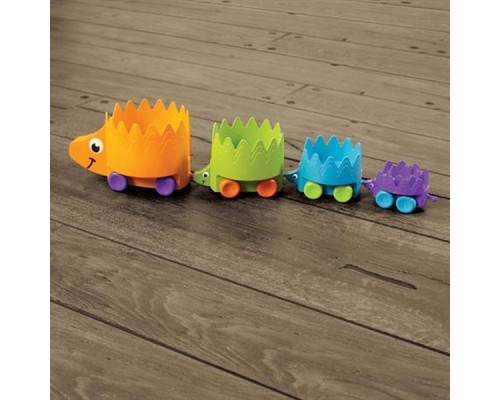 Розвиваюча іграшка Fat Brain Toys Пірамідка на колесах Їжачки Hiding Hedgehogs (F223ML) Розвиваюча іграшка Fat Brain Toys Пірамідка на колесах Їжачки Hiding Hedgehogs (F223ML)