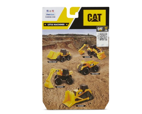 Спецтехніка Funrise Міні-техніка CAT Екскаватор-навантажувач та Бульдозер (82280)