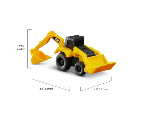 Спецтехніка Funrise Міні-техніка CAT Екскаватор-навантажувач та Бульдозер (82280)