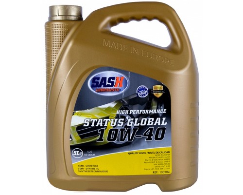 Моторна олива SASH STATUS GLOBAL 10W40 5л (100204)