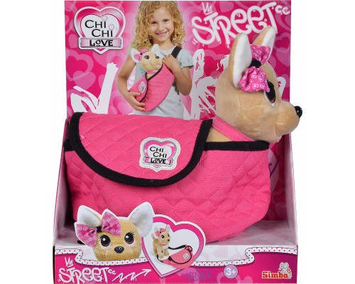 М'яка іграшка Chi Chi Love Чихуахуа Фешн Стріт із сумочкою 20 см (5893494)