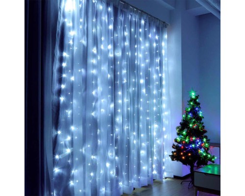 Гірлянда ColorWay штора водоспад 3x3м 300LED 220V холодний (CW-GW-300L33VWFCW)
