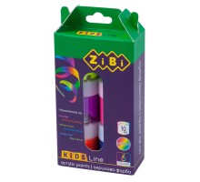 Акрилові фарби ZiBi KIDS Line NEON 6 кольорів по 10мл (ZB.6661)