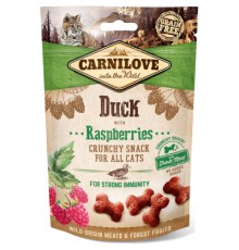 Ласощі для котів Carnilove Crunchy Snack з качкою і малиною 50 г (8595602527199)
