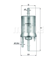 Фільтр паливний KOLBENSCHMIDT KL572