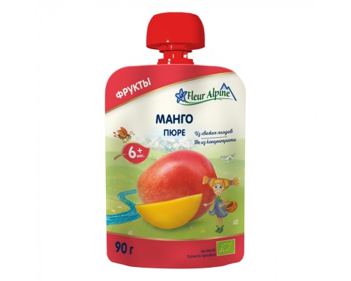 Дитяче пюре Fleur Alpine Манго 90 г (5024688001123) Дитяче пюре Fleur Alpine Манго 90 г (5024688001123)