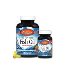 Жирні кислоти Carlson Риб'ячий Жир, Смак Апельсина, The Very Finest, 120+30 желати (CAR-01644)