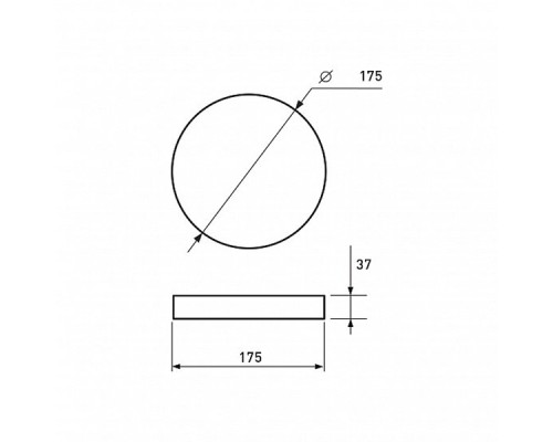 Світильник Eurolamp LED-NLR-18/50(G2)